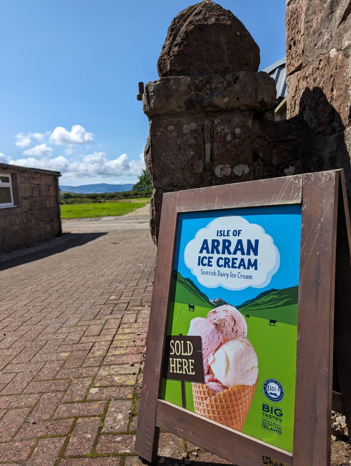 Arran Ice Cream availablr