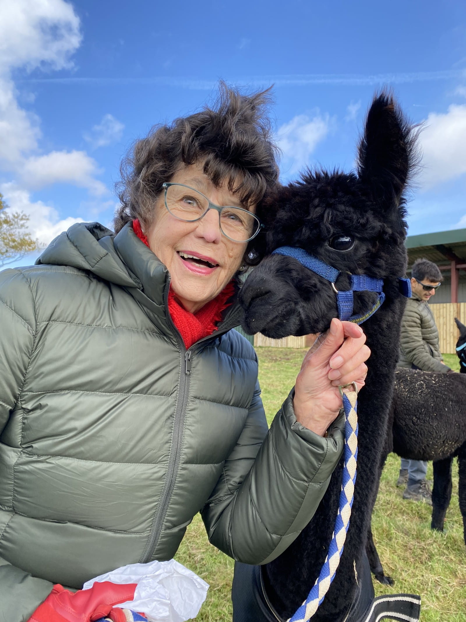 Always time for important alpaca selfies.