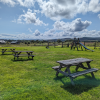 Picnic benches